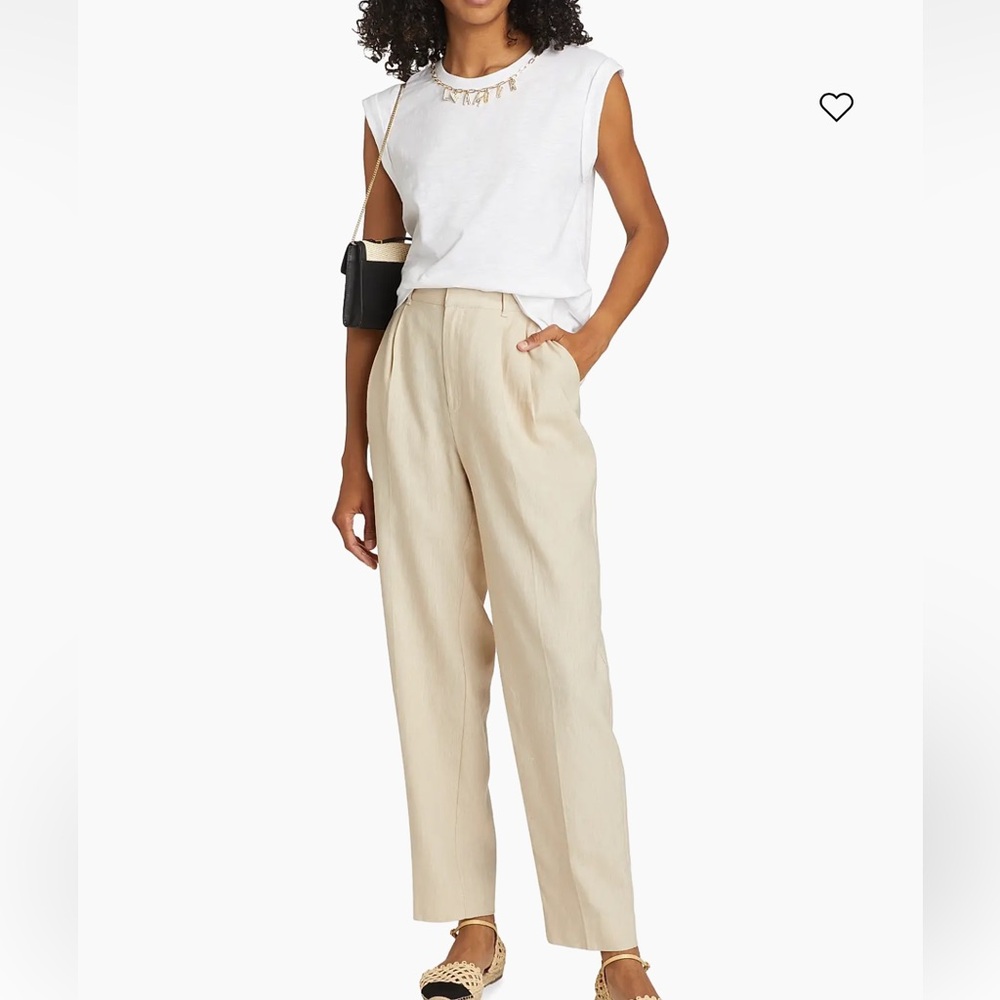 Cinq à Sept Cream Women's Trousers